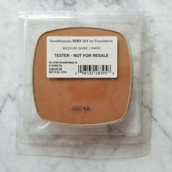 Bareminerals Ready Foundation Medium Dark R450 Full Size NEW Tester SPF 20